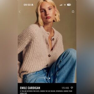 NWOT SEZANE Emile Cardigan Sz M